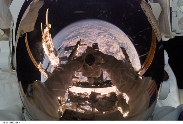 Selfie from space